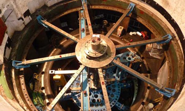 Re-turning of a Water Turbine