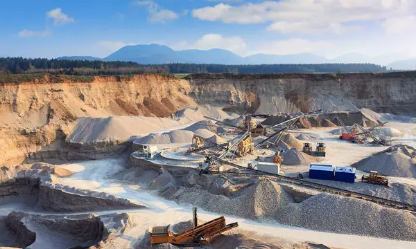 Mijnbouw, mineraalbouw, cementbouw en aggregatenindustrie