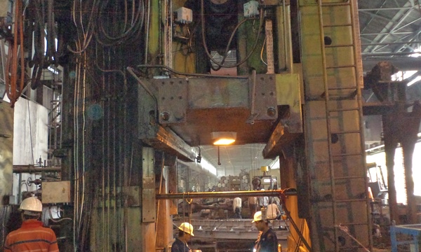 Siempelkamp - Machining of 63MN Forging Press at Durgapur Steel Plant