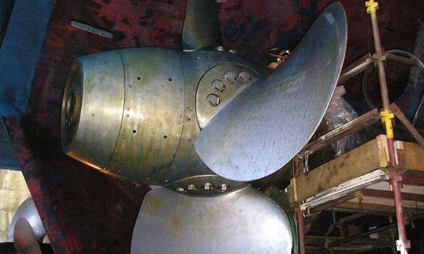 Reparation av fartygspropellrar och propellernav