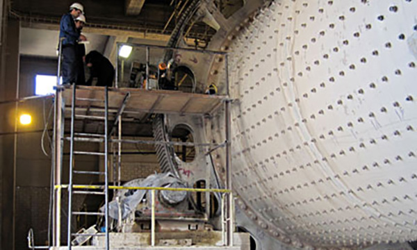 Repair of a Gear Wheel in a Cement Plant, Diameter 8,000 mm
