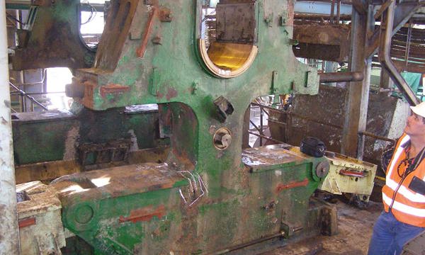 Molino de azúcar: reparación del soporte