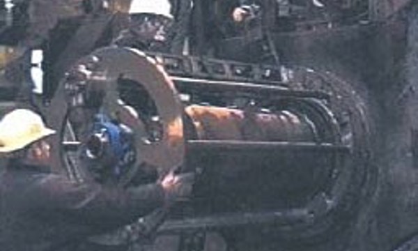 Corus Beam Mill - Beam Straightener Orbital Turning