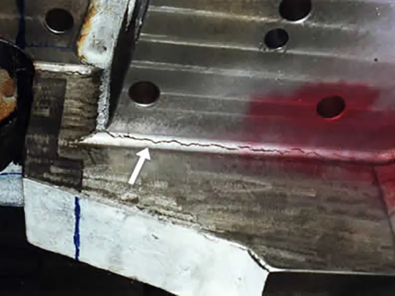 Tool Spring Explosion Repair of a 3 Ton Upper Tool Part