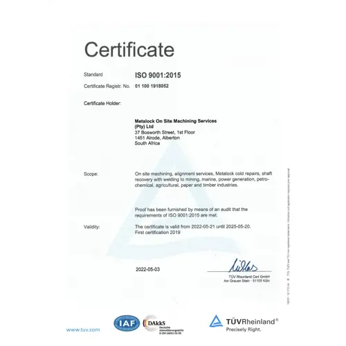 OSM Certificate