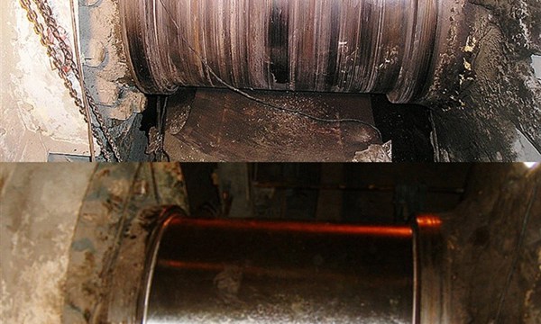 Axelrenovering i cementkvarn hos Lafarge Cement