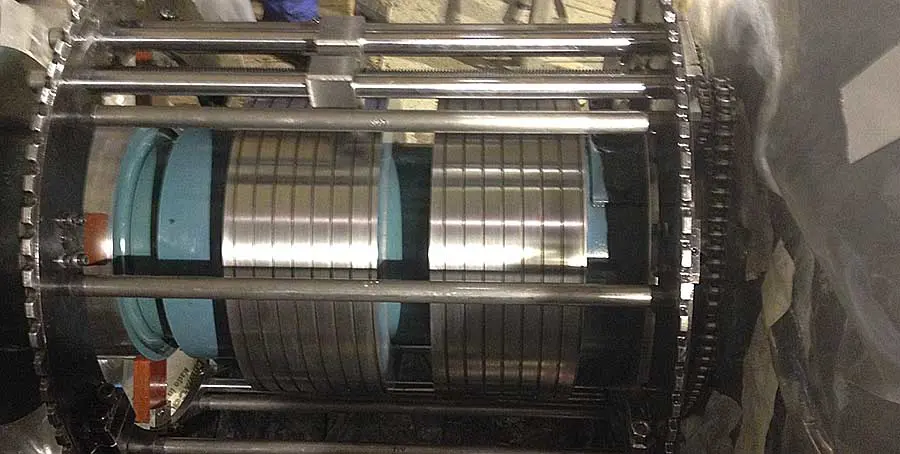 On site machining Generator Collector Ring Regrind