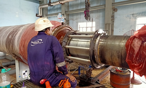 GE Power - Machining of Generator Rotor Journal (DE & NDE) of Unit#2 300MW at WBPDCL Sagardighi