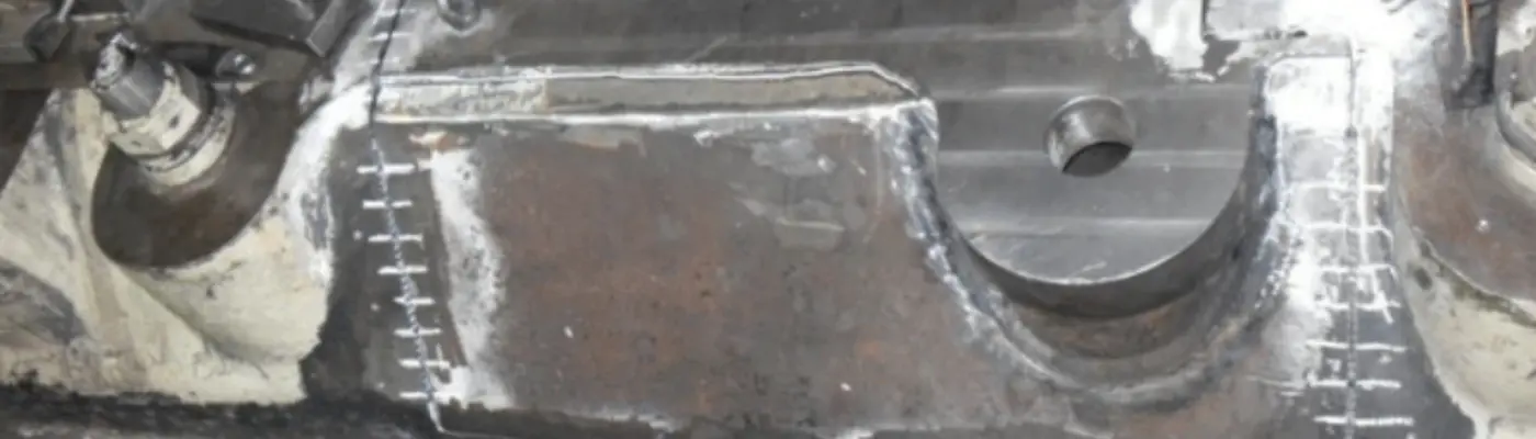 Casting Repair on broken Crankcase door