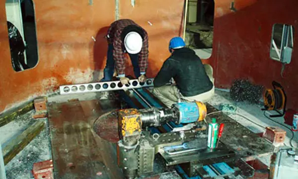 Milling of a Mill Foundation